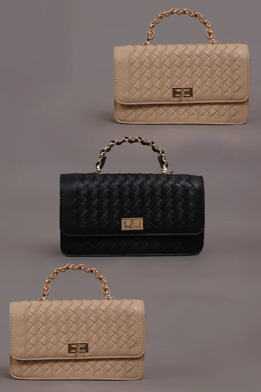 BETTER THAN EVER PURSE - TAN & BLACK